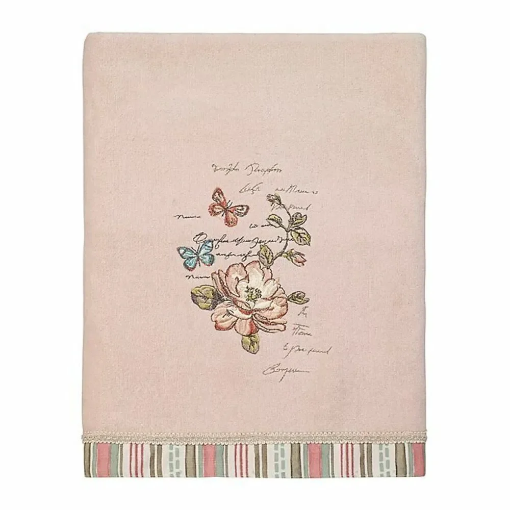 Avanti Butterfly Garden Bath Towel 27x50